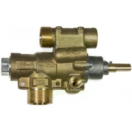 RUBINETTO PEL 23-SV VALVOLATO T.C.10X1 / GAS VALVE PEL 23-S WITH TC FITTING 10X1 - 1208