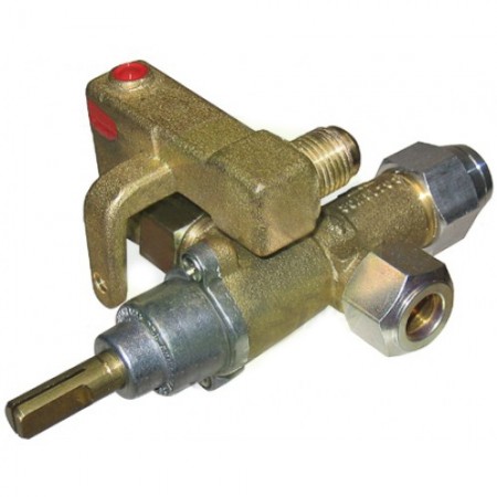 RUBINETTO VALVOLATO PEL 20-S T.C.8x1 / GAS VALVE 20/S TC 8X1 - 1218