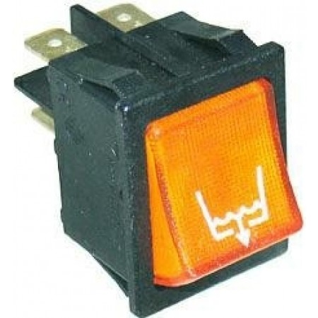 PULSANTE BIPOLARE ARANCIO -13788