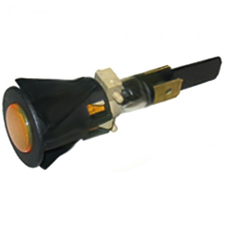 LAMPADA SPIA GIALLA 230V. / YELLOW SIGNAL LAMP 230V - 13902