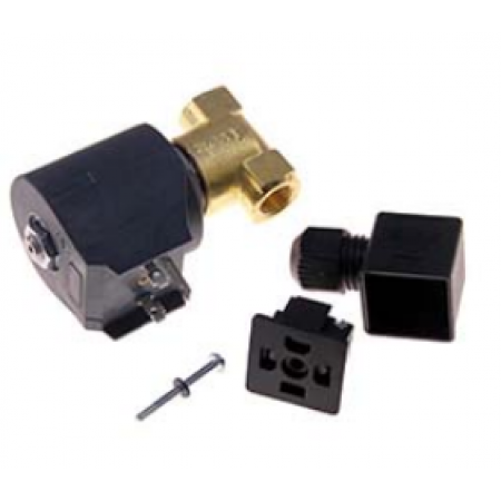 1.024.126-ELETTROVALVOLA 1/4" GAS/ARIA SALDATURA LAVEZZINI TUTTI MOD. DA BANCO + SCARICO MOD. BANCO