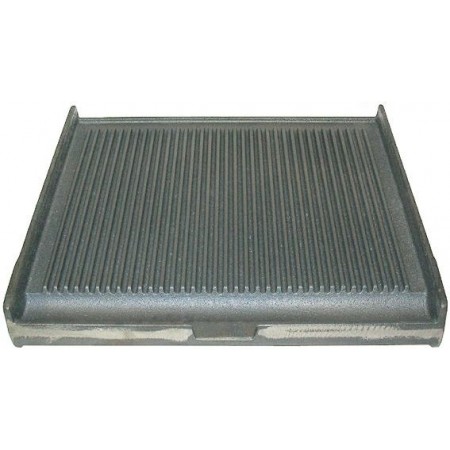 PIASTRA IN GHISA RIGATA 395x345 MM. / RIBBED PLATE IN CAST IRON 395X345 MM - 22204