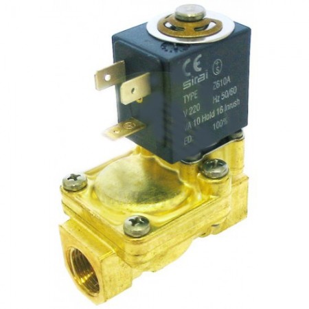 ELETTROVALVOLA ACQUA L182 B01 3/8' FF 220V - 2603