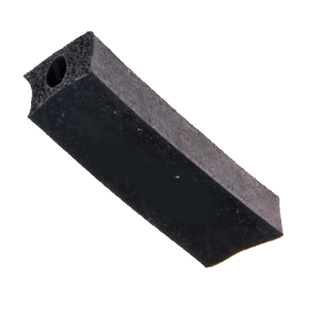 GUARNIZIONE MOUSSE NERA PROFILO 6X9 VEND.AL METRO MARCA VALKO - 2.002.324