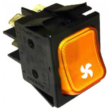 INTERRUTTORE BIPOLARE VENTOLA 30x22 MM - 3849