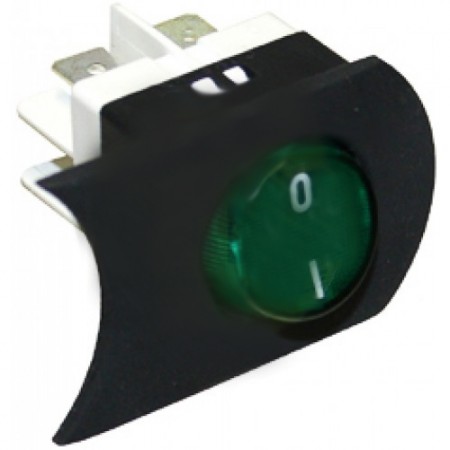 INTERRUTTORE BIPOLARE VERDE / GREEN BIPOLAR SWITCH 16A 250V - 3894