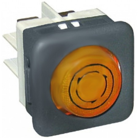 LAMPADA SPIA MACCHINA IN FUNZIONE GIALLA 230V - 3913