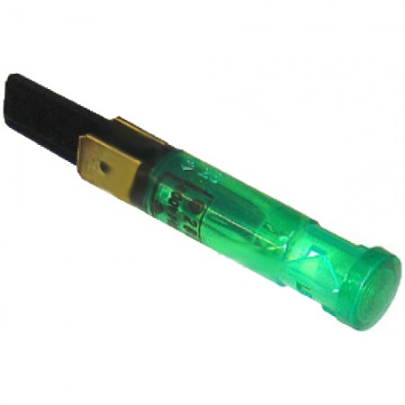 LAMPADA SPIA VERDE 230V. / GREEN INDICATOR LAMP 230V - 4082