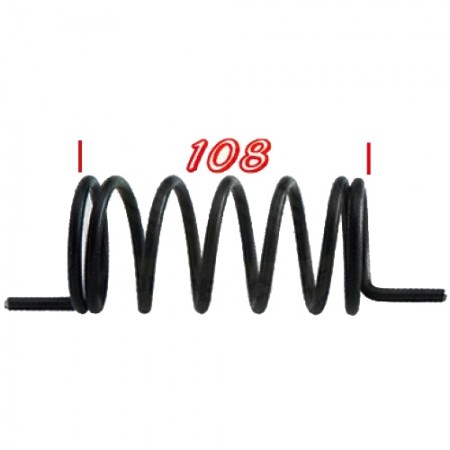 MOLLA CERNIERA SX Ø 4 MM. / LEFTHAND SPRING Ø 4 MM - 5215