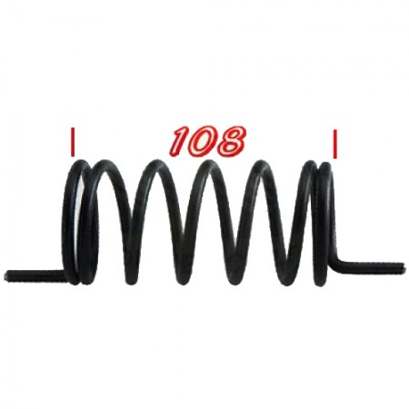 MOLLA CERNIERA SX Ø 6 MM. / LEFTHAND SPRING Ø 6 MM. - 5219