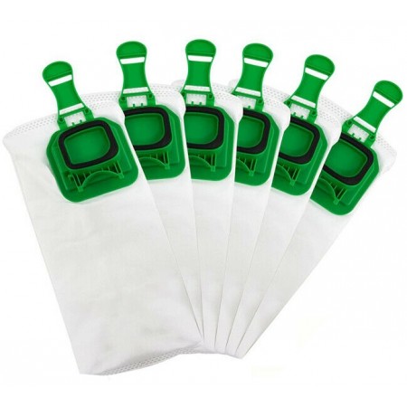 6 SACCHI IN TESSUTO DI MICROFIBRA SUPERFILTRANTE ADATTABILI VK140 - VK150 - TFFL150