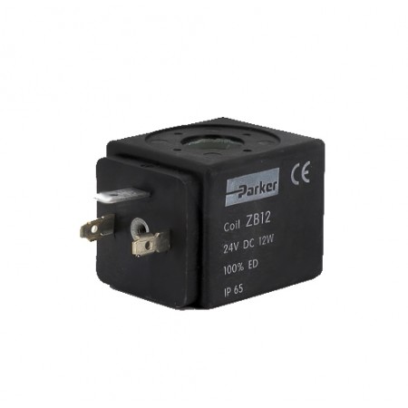 BOBINA ELETTROVALVOLA PARKER 24VDC ZB12 12W IP65 -  8F59