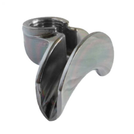 BECCUCCIO 2 VIE APERTO 3/8 CORTO CROMATURA NSF - TRATTAMENTO NANOTECNOLOGICO  - 9V956-NQ