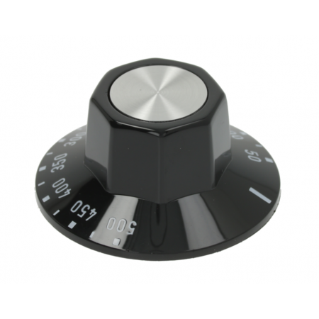 MANOPOLA NERA ø 50 mm 50-500°C - 7909