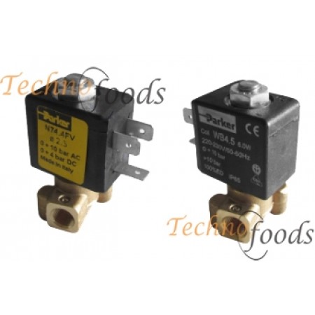 ELETTROVALVOLA PARKER 2 VIE 1/8G 230V TENUTA VITON® 0-10 BAR DN2,5 - 8F39800