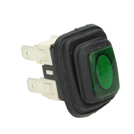 POSIZIONE 1 - FR039 - INTERRUTTORE SPIA BIPOLARE VERDE ACCENSIONE