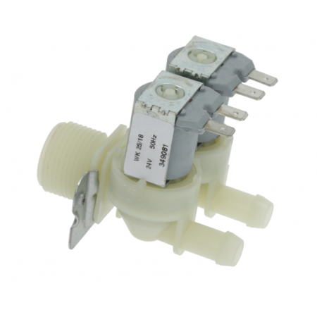 ELETTROVALVOLA ACQUA 1E 2U Ø10 180° 24V - 2420