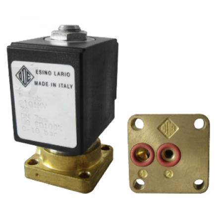 ELETTROVALVOLA ODE 2 VIE A BASETTA 220V 50/60Hz 10BAR Dn3mm - 8F1304