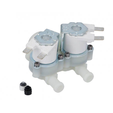 ELETTROVALVOLA ACQUA 1E 2U Ø10 180° CON RIDUTTORI - 2327