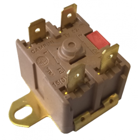 TERMOSTATO BIPOLARE TY62/R 130° STAFFA 2F FV - 9V163