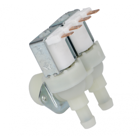 ELETTROVALVOLA ACQUA 1E 2U Ø10 90° CON RIDUTTORI - 2323