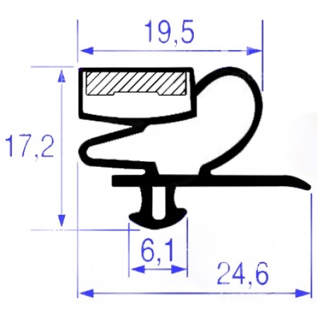 GUARNIZIONE MAGNETICA 380x580 mm - 4783