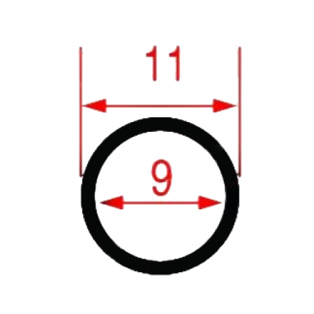 GUARNIZIONE ORIZZONTALE 610 MM - 6500