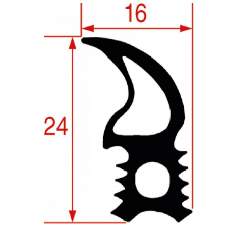 GUARNIZIONE PORTA FORNO 515X620 MM - 16501