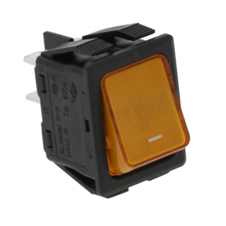 INTERRUTTORE BIPOLARE ARANCIO 30x22 MM - 3902