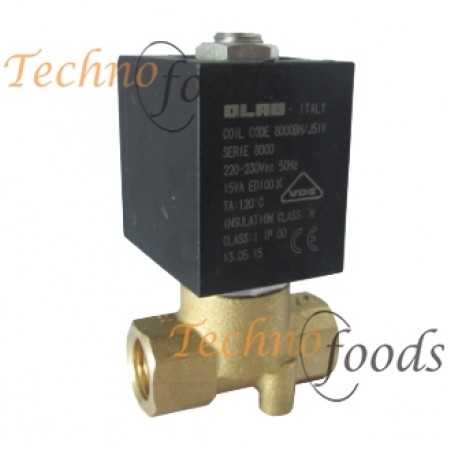 ELETTROVALVOLA OLAB ACQUA CALDA 220-230V 50/60 HZ DN4 14BAR - 8NE0207