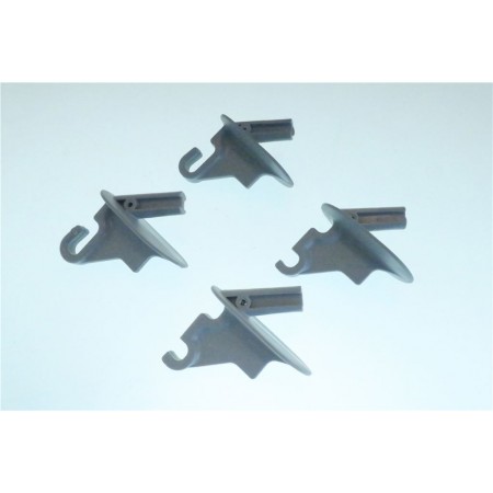 KGGA - KIT GANCI "DOM SYSTEM" PER GRIGLIA 4 PZ (2dx + 2sx)