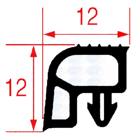 GUARNIZIONE CELLA 12X12MM - 167