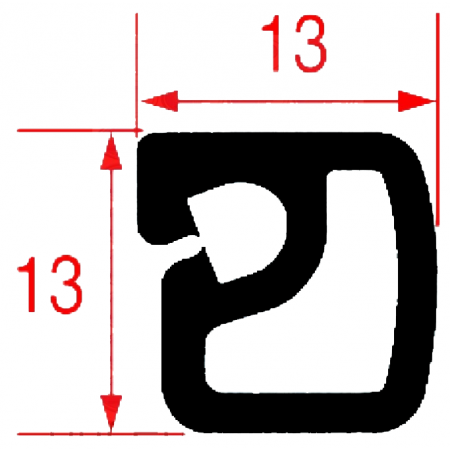 GUARNIZIONE CELLA 13X11MM - 100