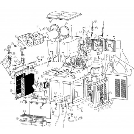 POS 27-04.BB0186.001 -SUPPORTO INTERRUTTORI 5 FORI SORBY 2 NERO