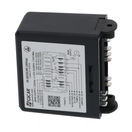 REGOLATORE LIVELLO RL30/2S/3R 230V GICAR 9.1.40.61G. - 1341004