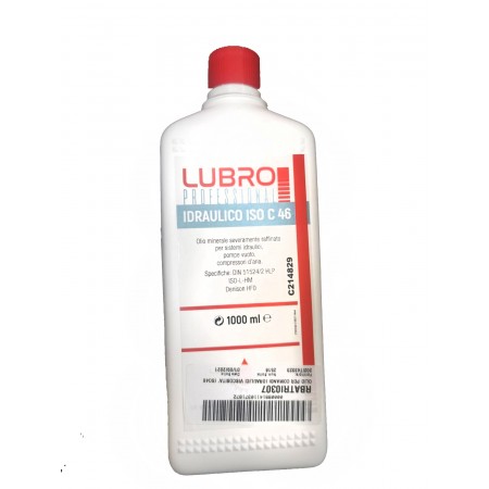 OLIO SOTTOVUOTO PER COMANDI IDRAULICI VISCOSITA' ISO46 CONFEZIONE DA LT.1 - RBATRI0307 