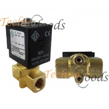 ELETTROVALVOLA ODE 2 VIE 1/4 1/4 220/230V 50/60HZ - 8S089