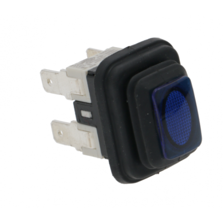 POSIZONE 4 - FR004 - PULSANTE SPIA BIPOLARE BLU