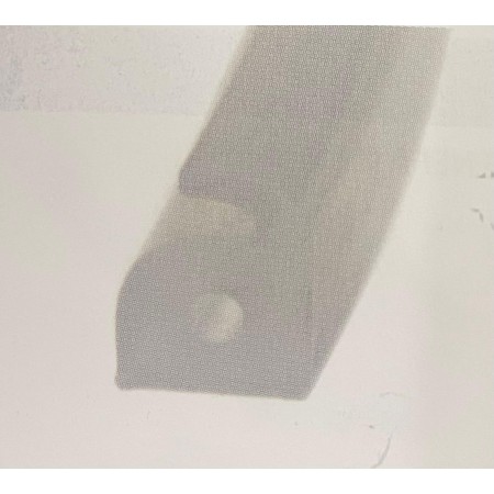 GUARNIZIONE SILICONE CON LABBRO DIM. 7X10 VEND.AL METRO MOD. MONOCIGLIO TRASPARENTE MARCA BESSER- 2.002.478