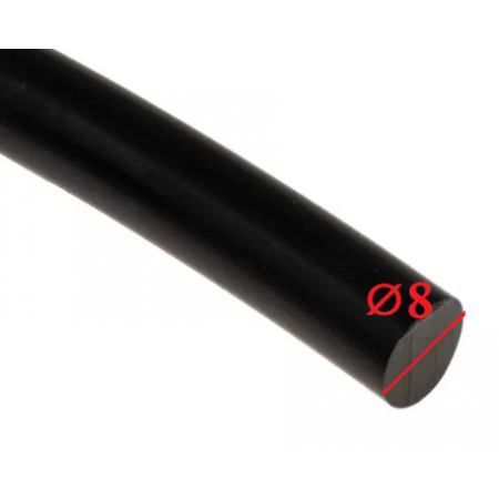 2.002.228 - GUARNIZIONE MOUSSE NERA Ø EST mm 8 