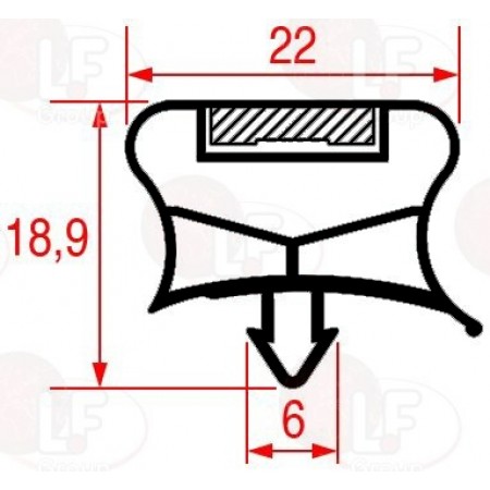 GUARNIZIONE MAGNETICA 645 x 705 MM. - 8170