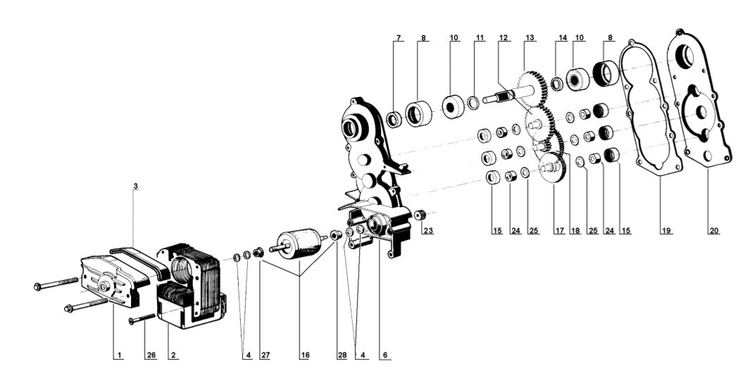 Motoriduttore Quark 1/2/3