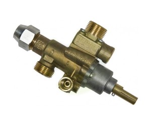 RUBINETTO PEL 22-SV VALVOLATO T.C.9X1 / PEL 22-SV GAS VALVE WITH PILOT CONNECTION T.C. 9X1 - 1206