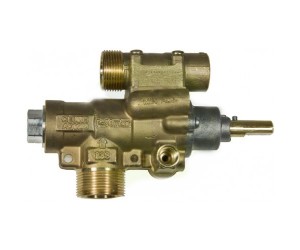 RUBINETTO PEL 23-SV VALVOLATO T.C.10X1 / GAS VALVE PEL 23-S WITH TC FITTING 10X1 - 1208