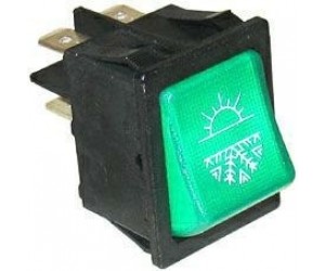 PULSANTE BIPOLARE VERDE -13789