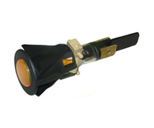 LAMPADA SPIA GIALLA 230V. / YELLOW SIGNAL LAMP 230V - 13902