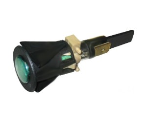 LAMPADA SPIA VERDE 230V. / GREEN SIGNAL LAMP 230V - 13903