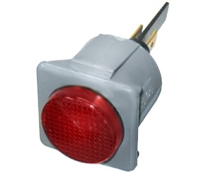 LAMPADA SPIA ROSSA 220V. / RED INDICATOR LAMP 220V - 13909