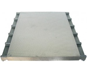 PIASTRA IN GHISA LISCIA 395x430 MM - 22201