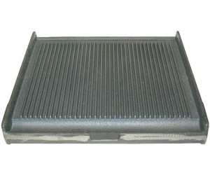 PIASTRA IN GHISA RIGATA 395x345 MM. / RIBBED PLATE IN CAST IRON 395X345 MM - 22204